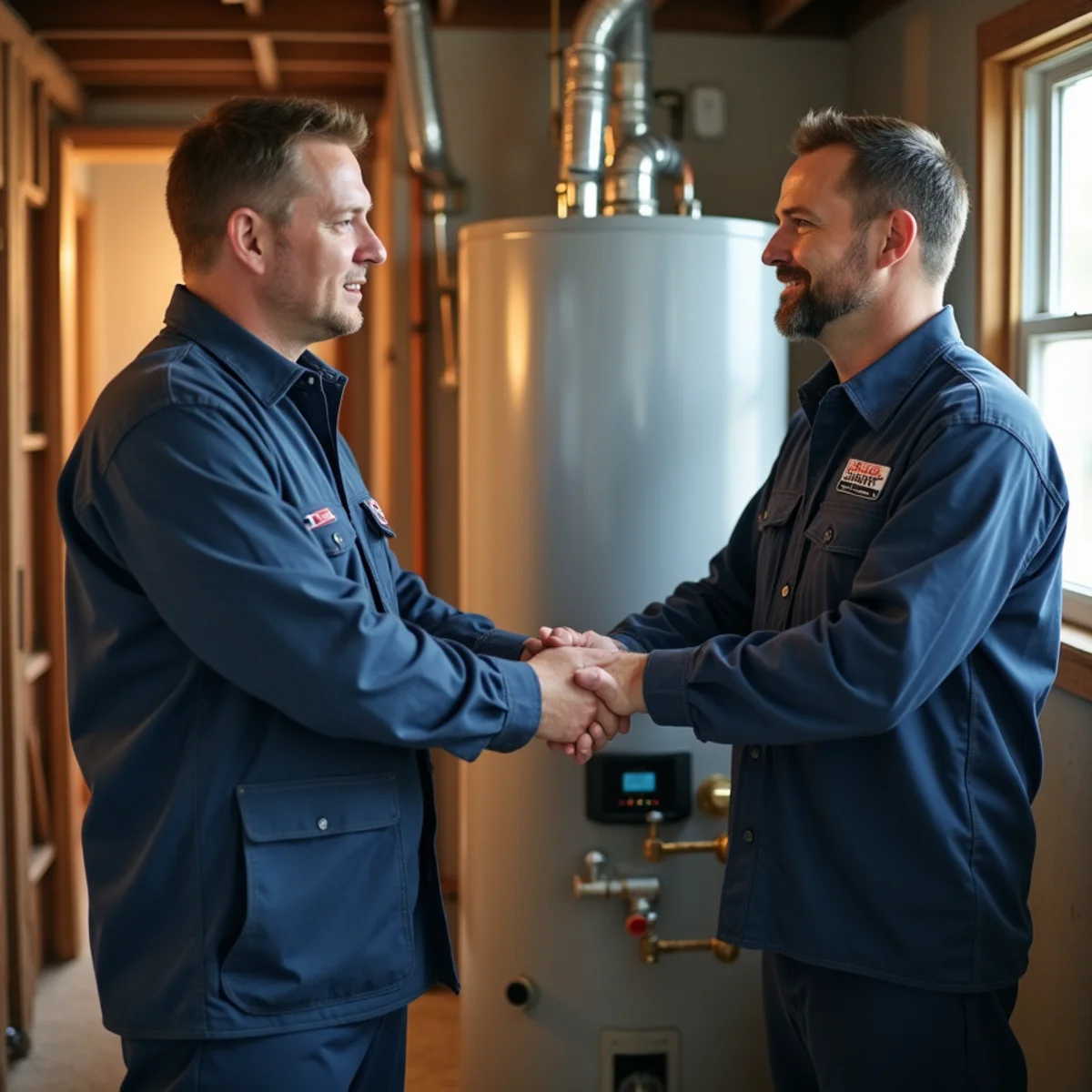 Tank and tankless water heaters compared side by side in an Illinois home