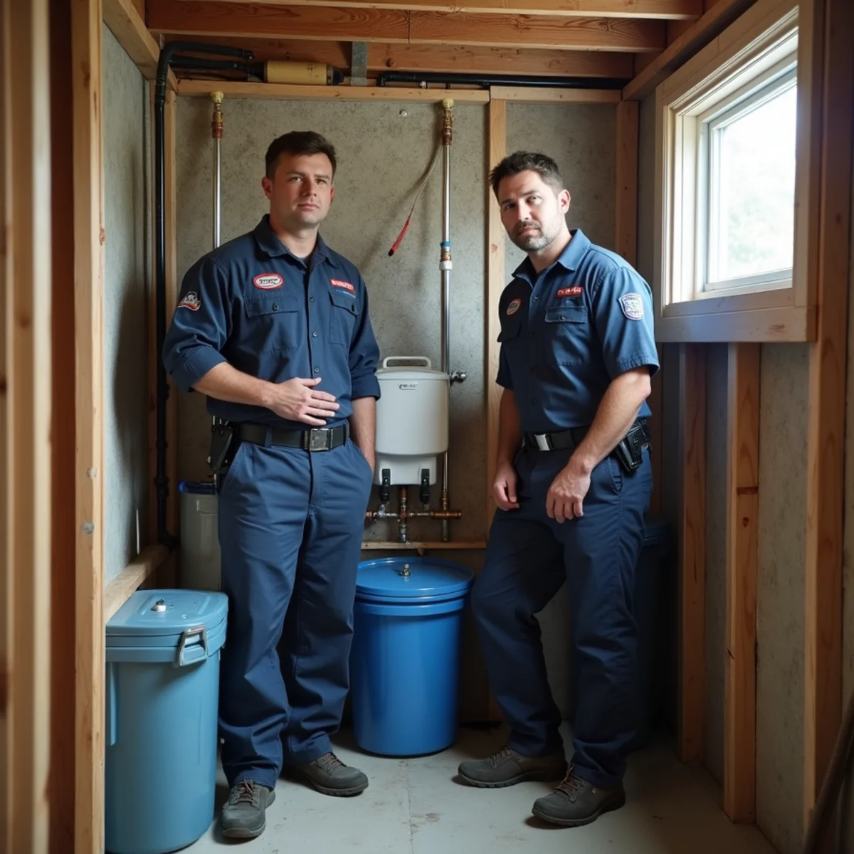 Water softener and reverse osmosis filtration system installed together in a McHenry County home